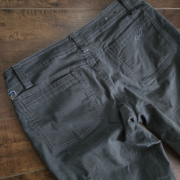Kuhl Work Hiking Pants Gray Green Size 8 - Picture 8 of 13